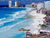 Cancun Shoreline, Mexico
