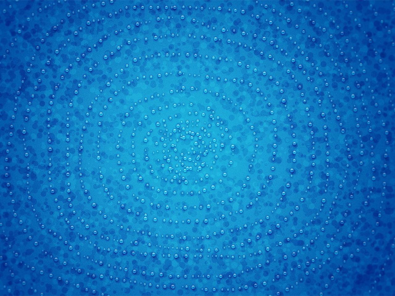 Blue Water Drops