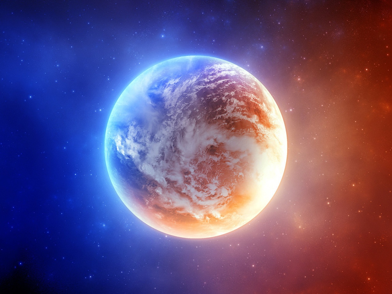 Beautiful Unknown Planet