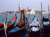 Gondolas, Venice, Italy