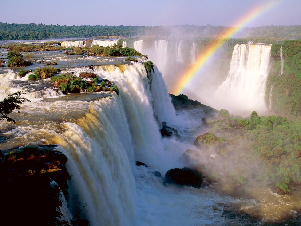 Falls and Rainbow