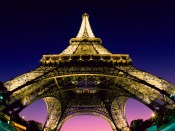 Beneath the Eiffel Tower, Paris, France