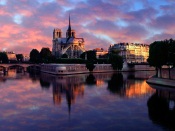 Notre Dame at Sunrise, Paris, France