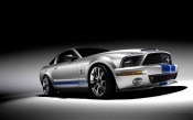 White Ford Mustang