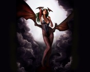 Night Warriors - Darkstalkers Revenge - Black Angel