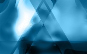 Blue Abstraction - Triangle
