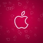 Apple Logo on a Pink