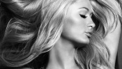 Paris Hilton, Black and White Photo
