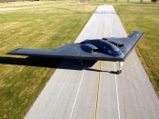 B2 on the runway