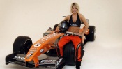 Gemma Atkinson and Racing Car