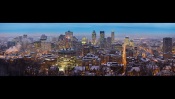 Montreal, Canada, Twilight Panorama canada