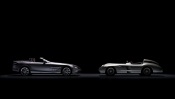 Mercedes-Benz SLR McLaren Roadster and SLR 300 Racing Car Face To Face