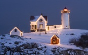 Christmas Lighthouse