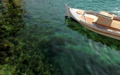 Boat in Green Waters