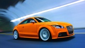Orange Audi TTS