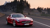 Mercedes-Benz SLS AMG Red