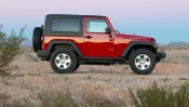 Red Jeep Wrangler Rubicon