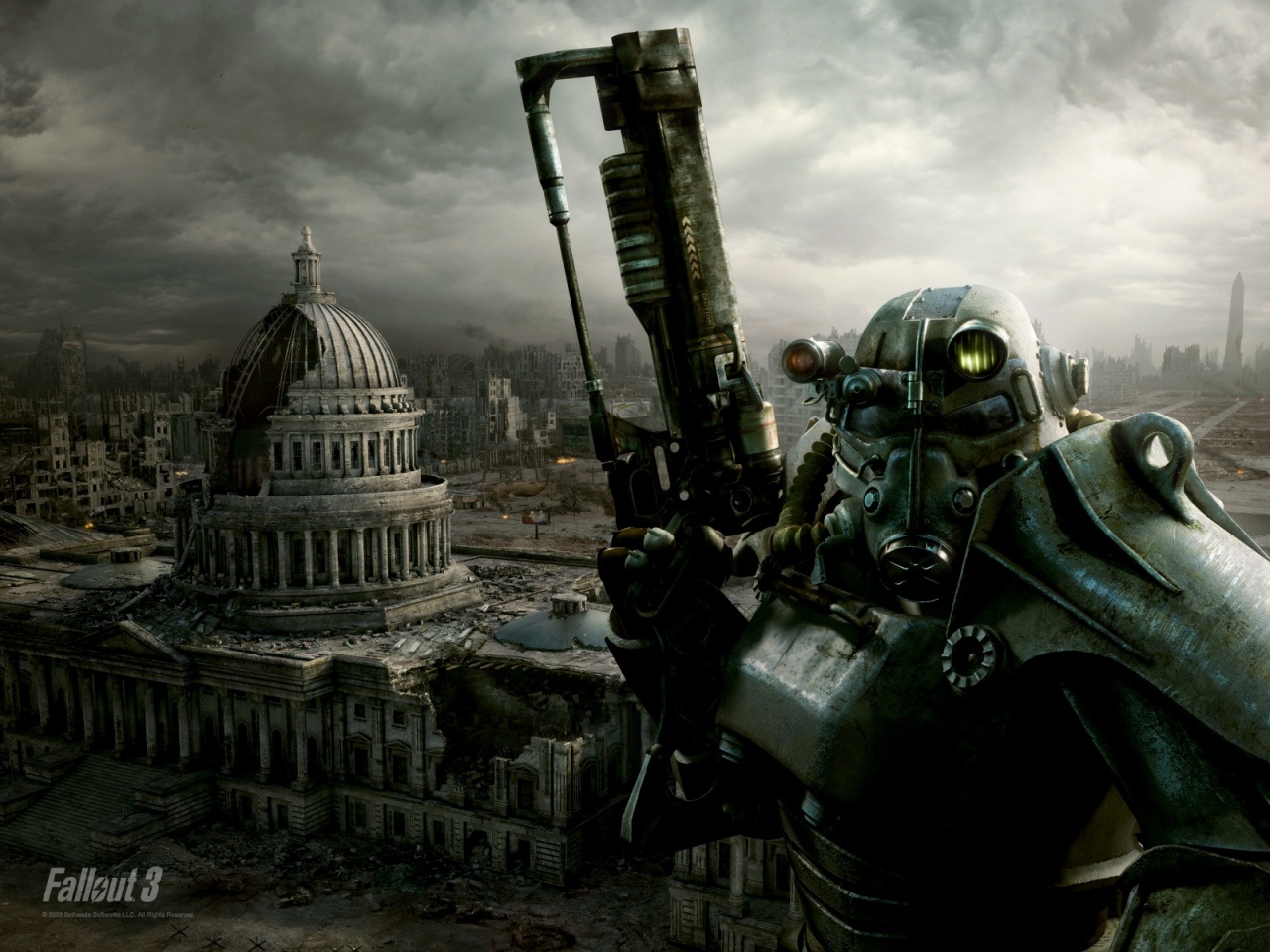 Fallout III - Soldier and The Capitol