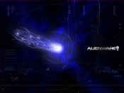 Alienware computers, Blue Background