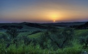 Sunset in Tuscany