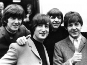 The Beatles - Black and White Photo