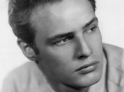 Pensive Marlon Brando