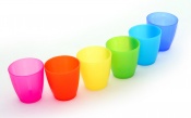 Colored Plastic Mugs