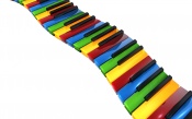 Colorful Piano Keyboard