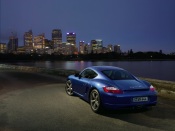 Porsche Cayman S on the Beach at Night