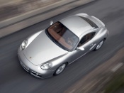 Porsche Cayman S, top view