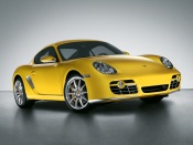 Yellow Porsche Cayman