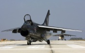 A-7 Corsair-II - black pirate on the runway