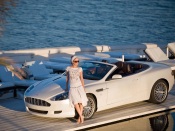 Aston Martin DB9 Volante 2009 Girl