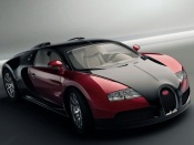 Red and Black Bugatti Veyron