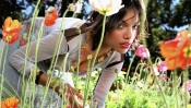 Rosario Dawson With Poppies