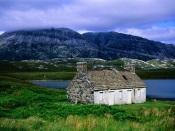 An Abandoned Croft, Loch Stack, Sutherland, The Highlands, Scotland
