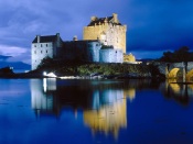 Evening Falls on Eilean Donan Castle, Scotland scotland