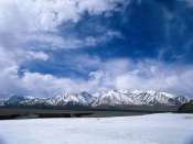 Amazing Beautiful Snowy Mountains Scenery In China