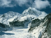 Rocky Mountains at Snow. China