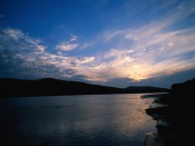 China. Blue Sunrise