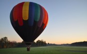 Air Balloon Landing, MiddleTown, NY, USA