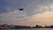 Plane in Boston, USA