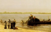 Thomas Shad Eakins, Fishing At Gloucester, 1881, Philadelphia Museum Of Art