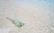 Maldives, Bottle On The Beach