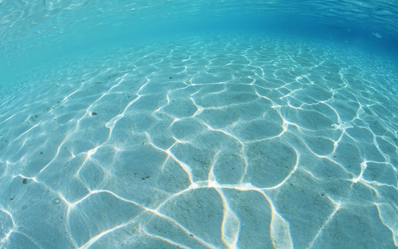 Maldive Islands, Solar Patterns On The Seabed