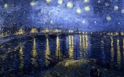 Vincent Van Gogh, Starry Night Over The Rhone, 1889, Paris