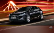 Black Opel Astra Exterior