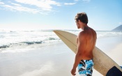 Surfer on the Beach