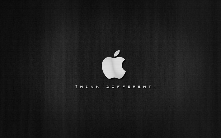 Apple Logo. Think Different