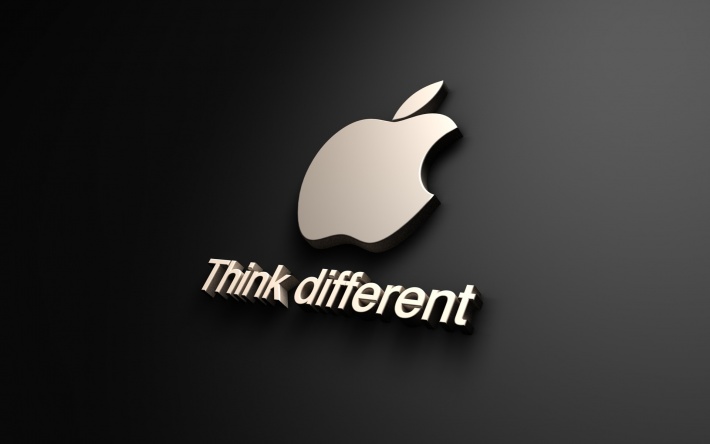 Apple Logo. Think Different